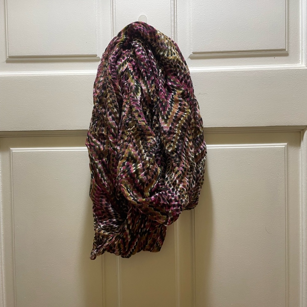 Multicolor Knit Scarf